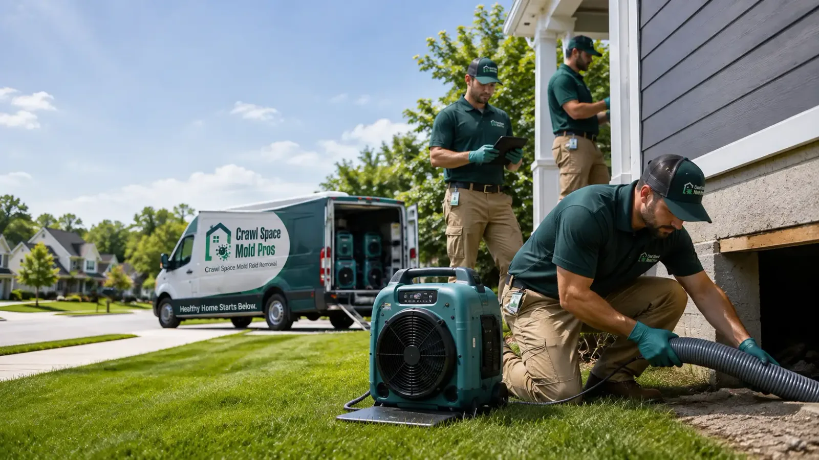Crawl Space Mold Removal in Opolis, KS